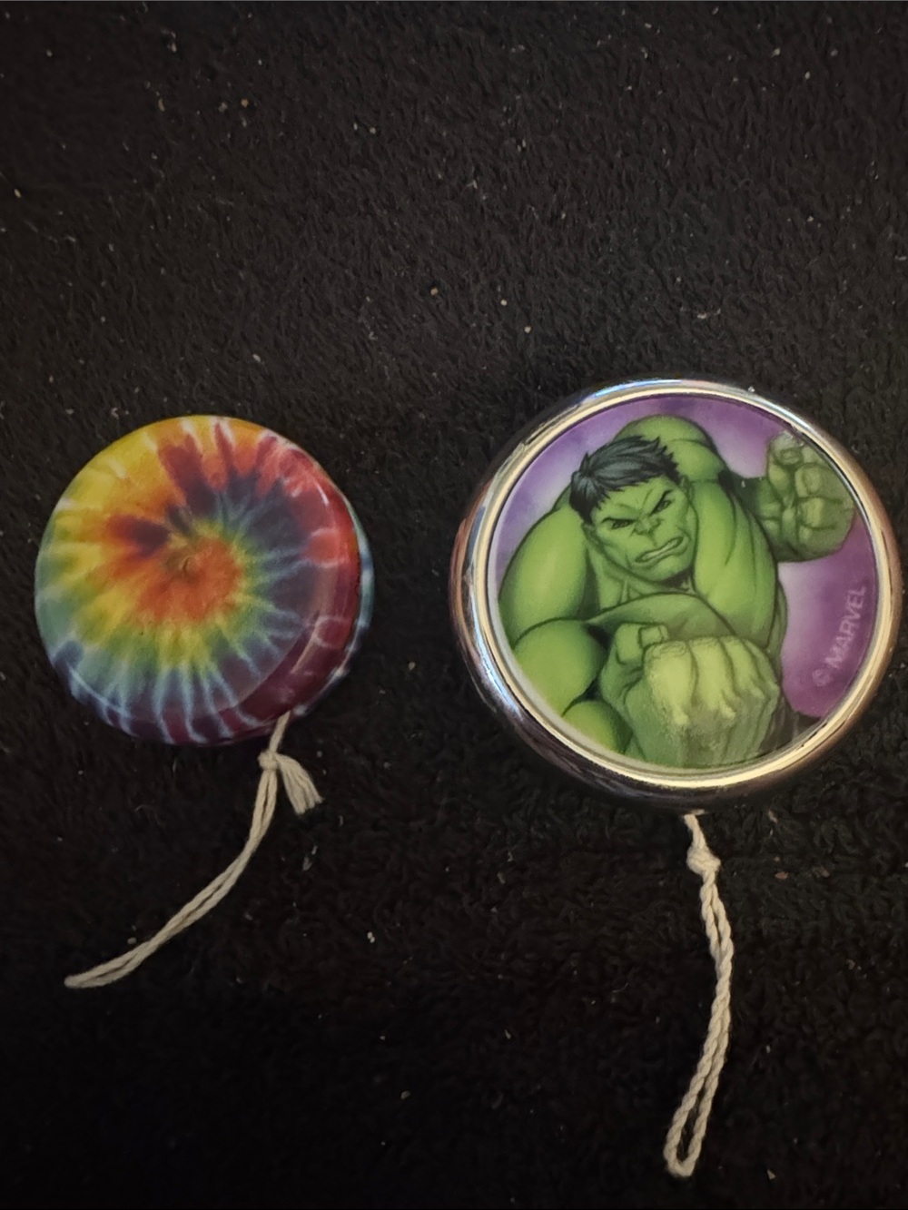 Hulk & Tie Dye Yo-yo’s
